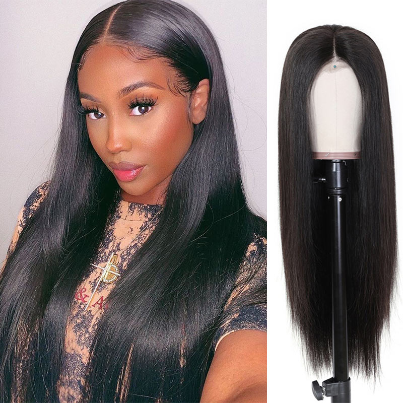4x4 Lace Wig Straight Wig 250% Density Human Hair Wig