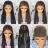 Hot sales Full lace Frontal synthetic braids Wig-01
